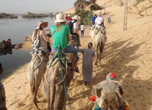2010 Camel ride in Nubia